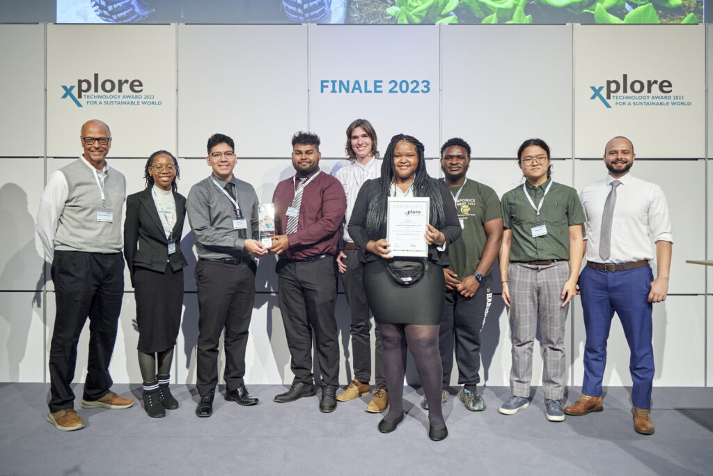 Harrisburg University Aquaponics Team Wins 2nd Place at “xplore 2023 Technology Award for a Sustainable World” Competition in Germany