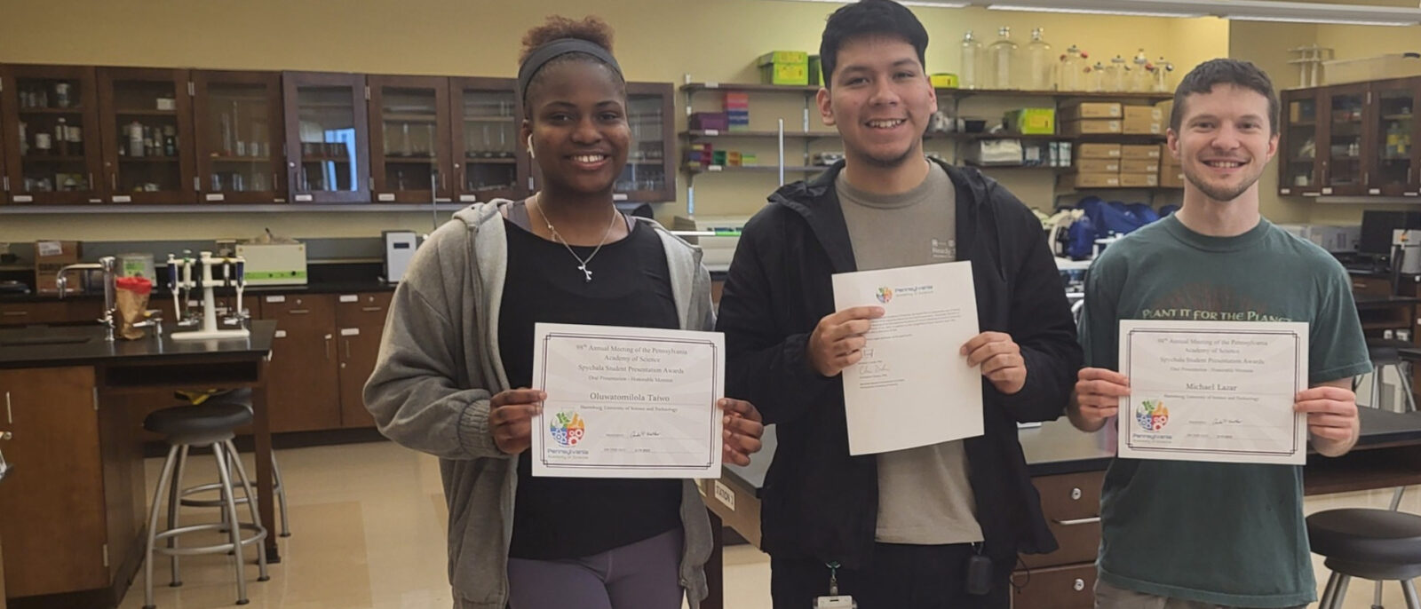 Biotech Trio Scores Hat Trick at PA Academy of Science Symposium with