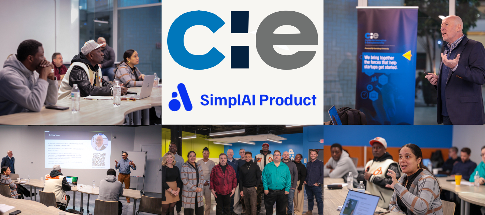 SimplAI Product’s Grant Elliott Meets with CIE Founders