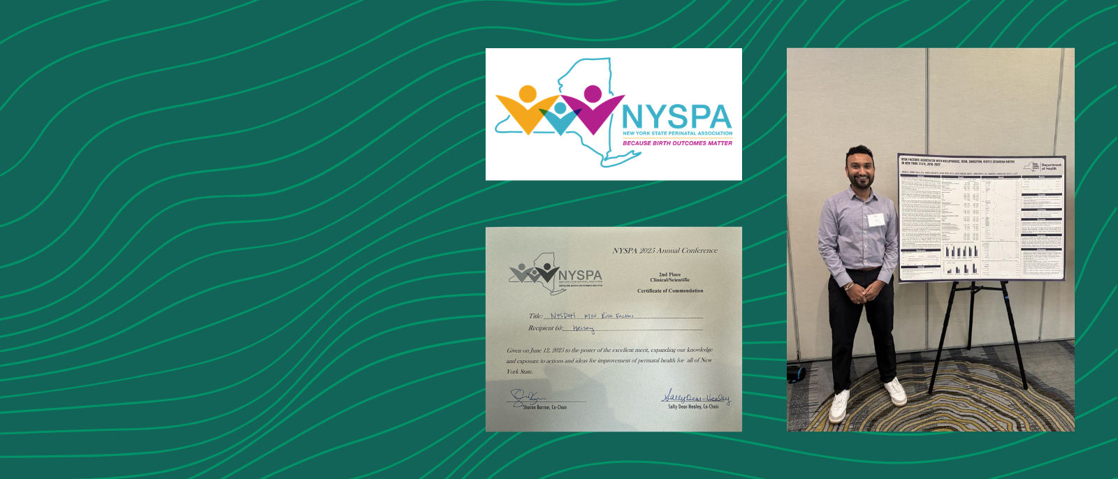 Student Spotlight: Utsav Patel Wins 2nd Place at NYSPA Annual Conference for Applying Machine Learning to Improving Birth Outcomes