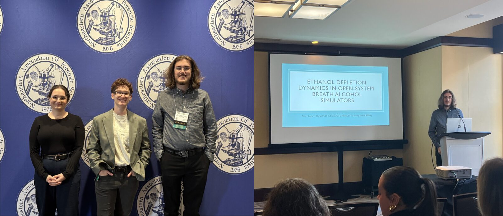 HU Forensics Students Take the Spotlight at NEAFS Annual Meeting in Lancaster