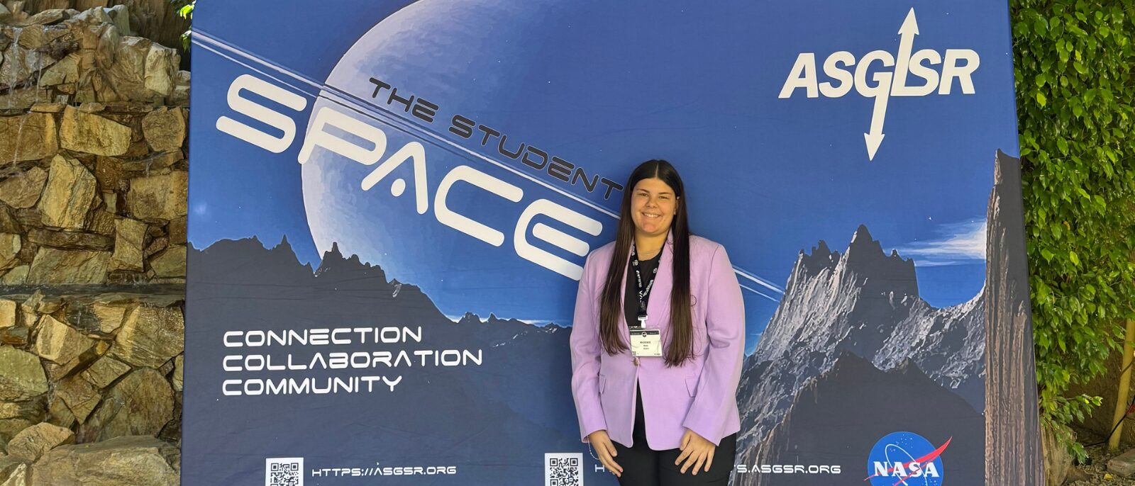 Student Spotlight: Mackenzie Maley ’26 Presents Aquaculture Research at National Space Conference
