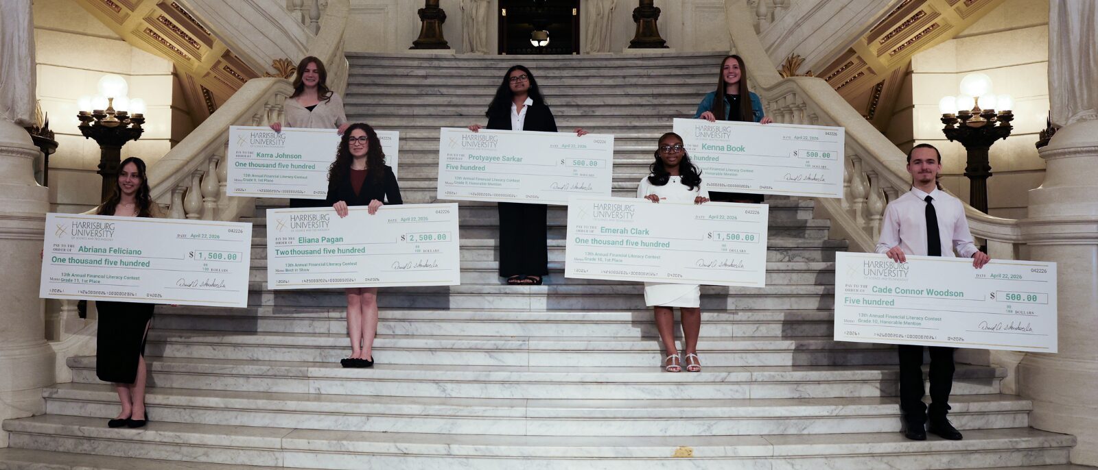 Harrisburg University, Members 1st, Auditor General DeFoor Honor 9 Student Winners at 13th Annual Financial Literacy Scholarship Competition