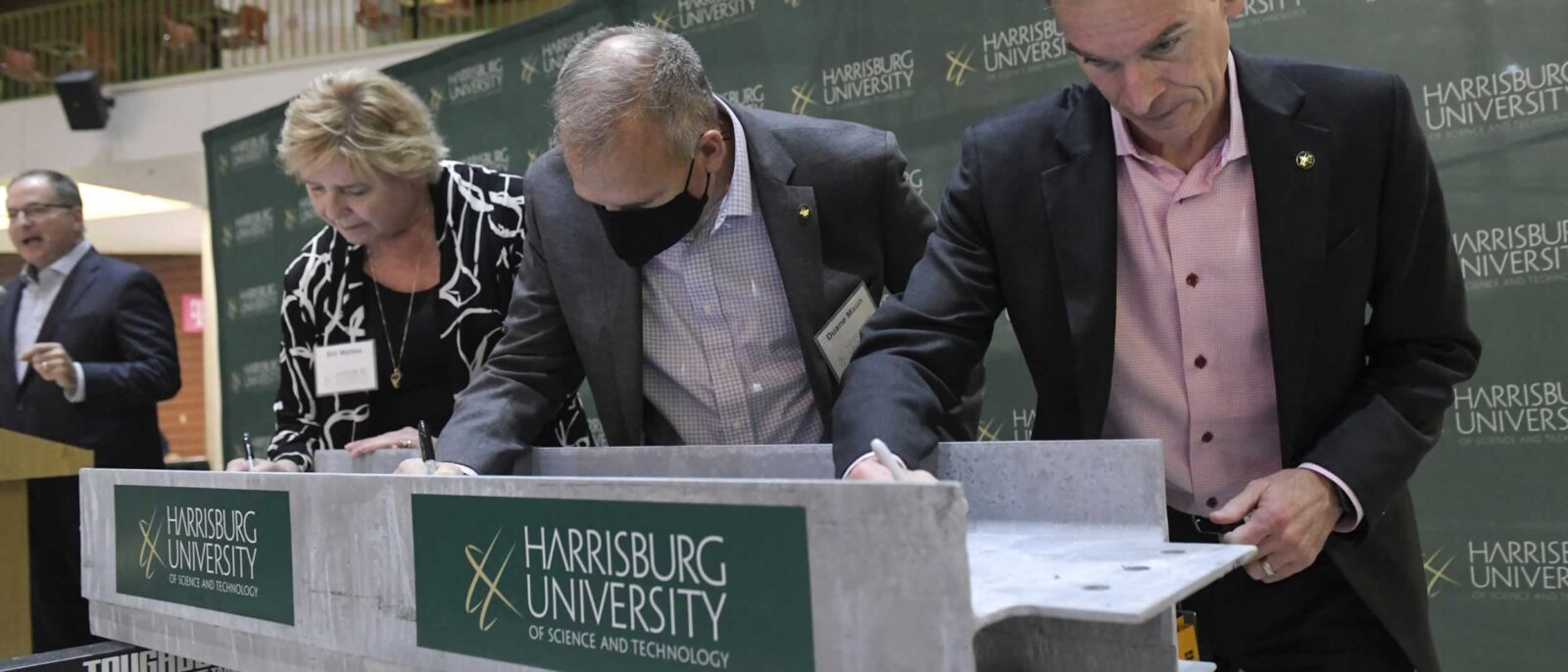 Harrisburg University Hosts Historic Beam-Signing Ceremony