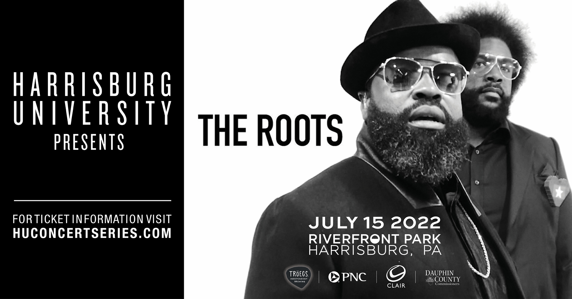 HU Presents The Roots at Riverfront Park - Harrisburg University