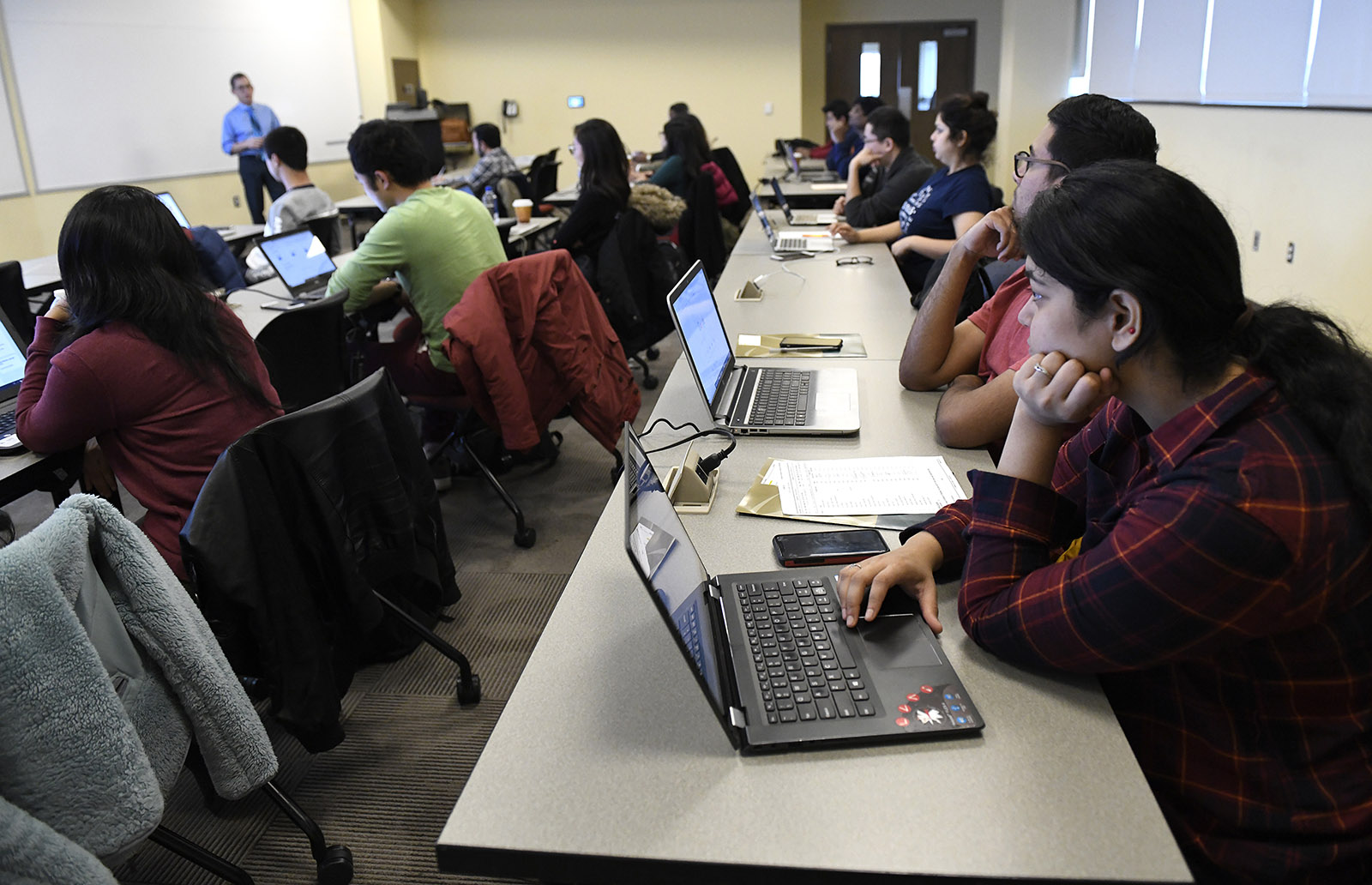 Harrisburg University students in classrooom