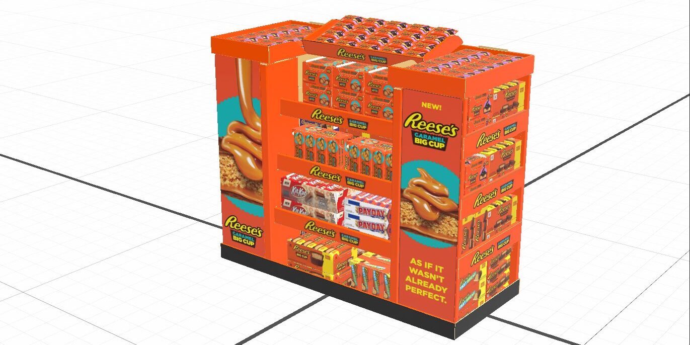 HU Students and Hershey Co. Complete 3D Asset and Product Display Design Project