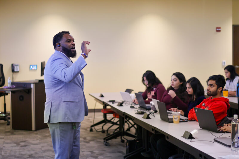 HU Class with students