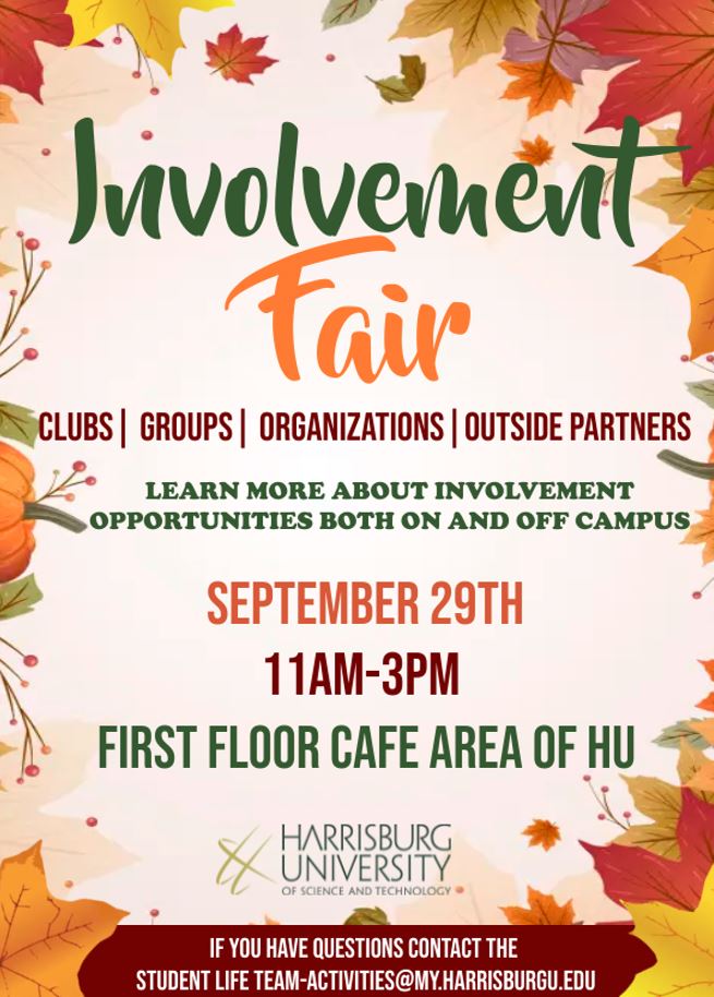 Involvement Fair Flyer