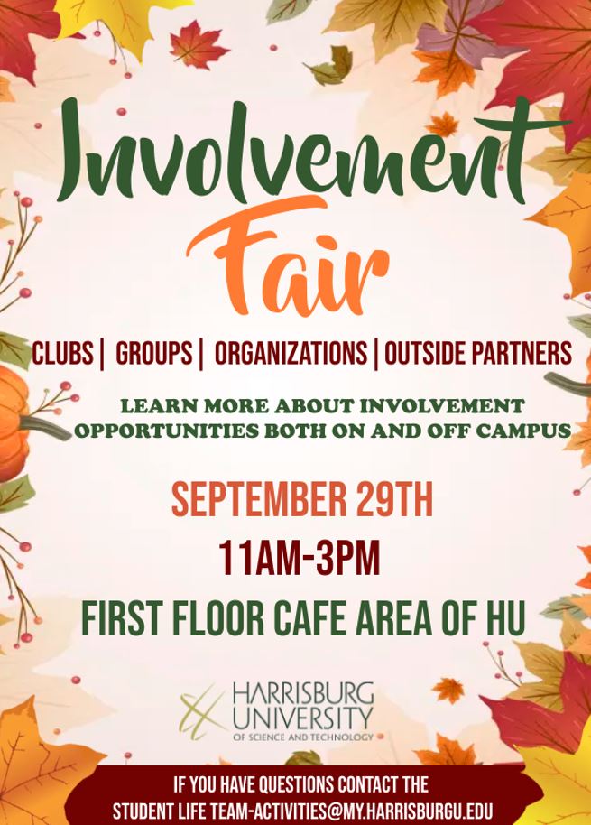 Involvement Fair Flyer