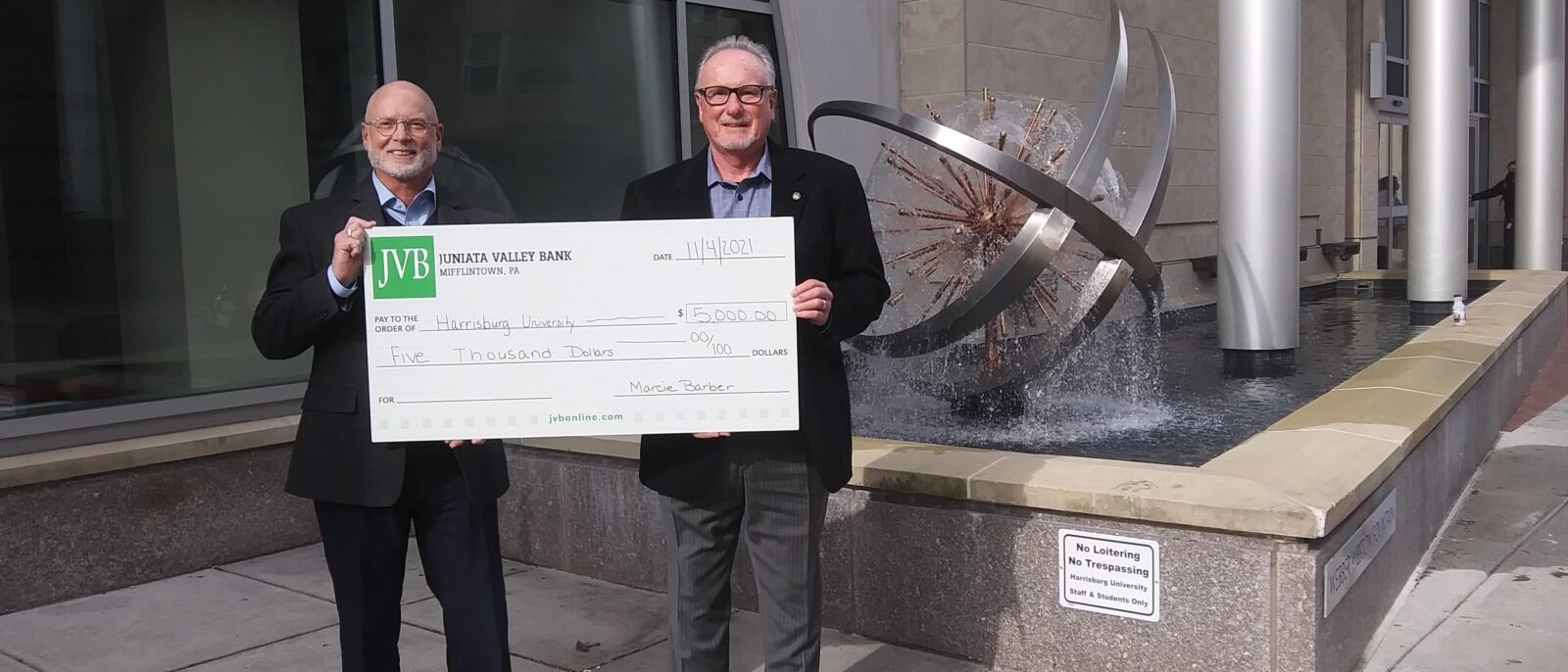 Juniata Valley Bank helps students cover dualenrollment tuition at HU