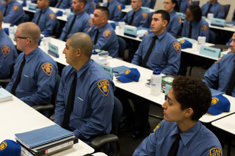 police officers in training