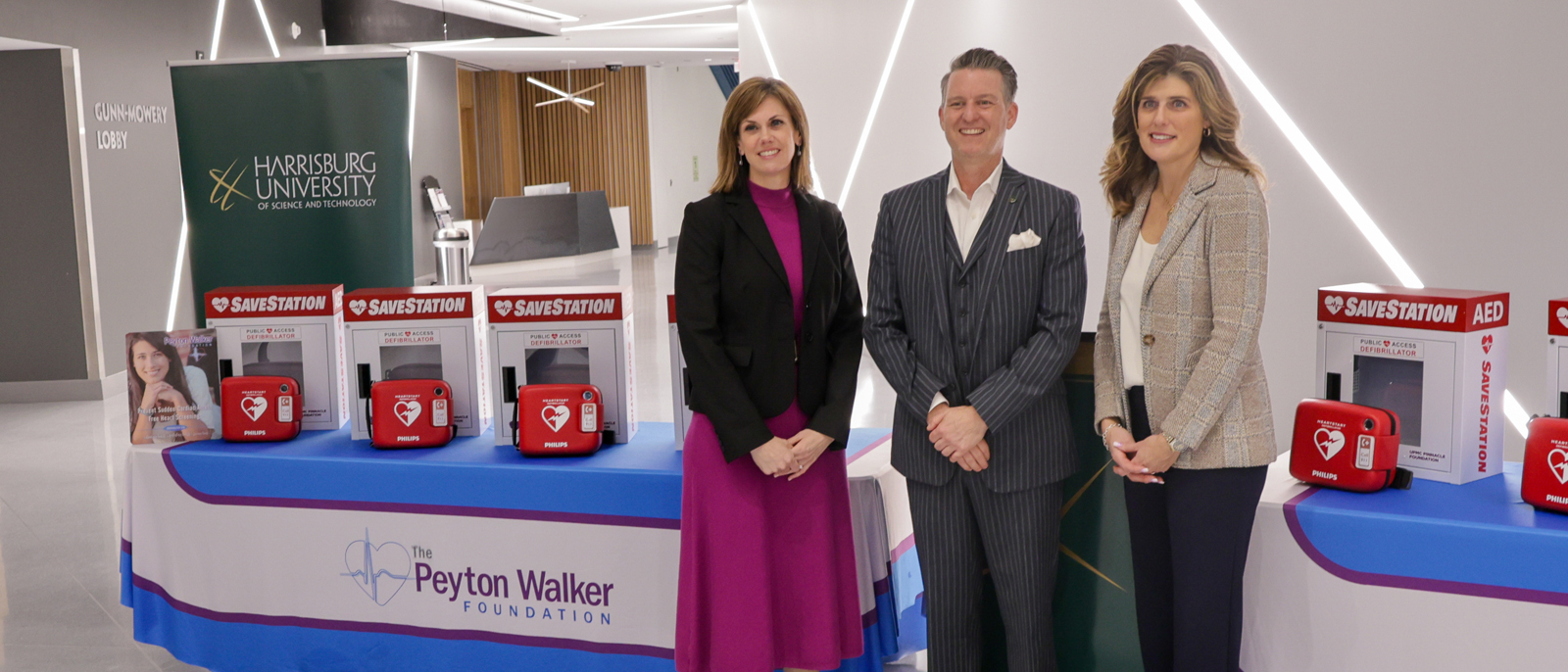 Peyton Walker Foundation Partners With UPMC Pinnacle Foundation to Donate Life-Saving AEDs to Harrisburg University