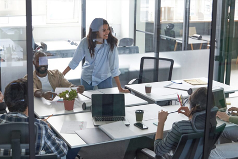 people in conference room