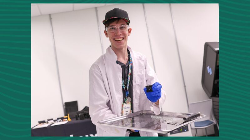 Student Spotlight: Caleb Houston ’27, Advanced Manufacturing & Robotics