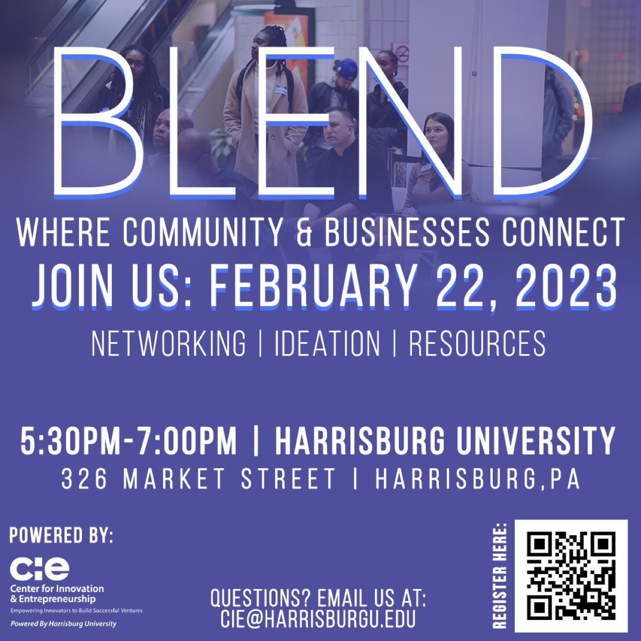 HU CIE ‘Blend’ networking event Harrisburg University