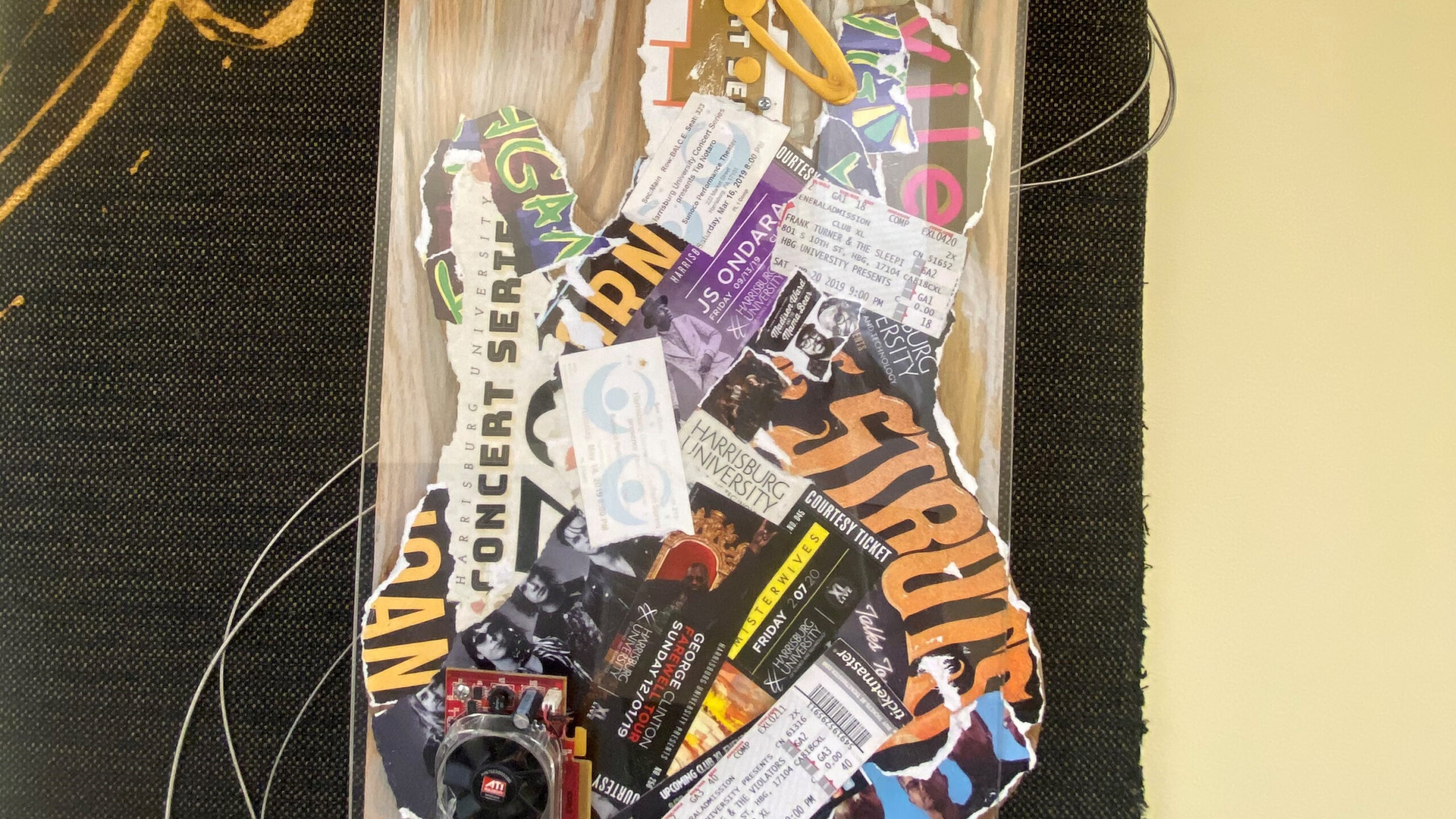 HU concerts inspire mixedmedium artwork Harrisburg University