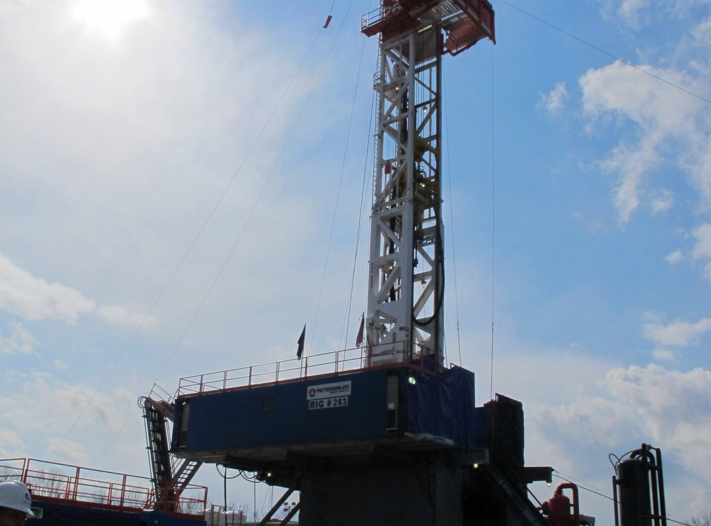 a large crane on a construction site