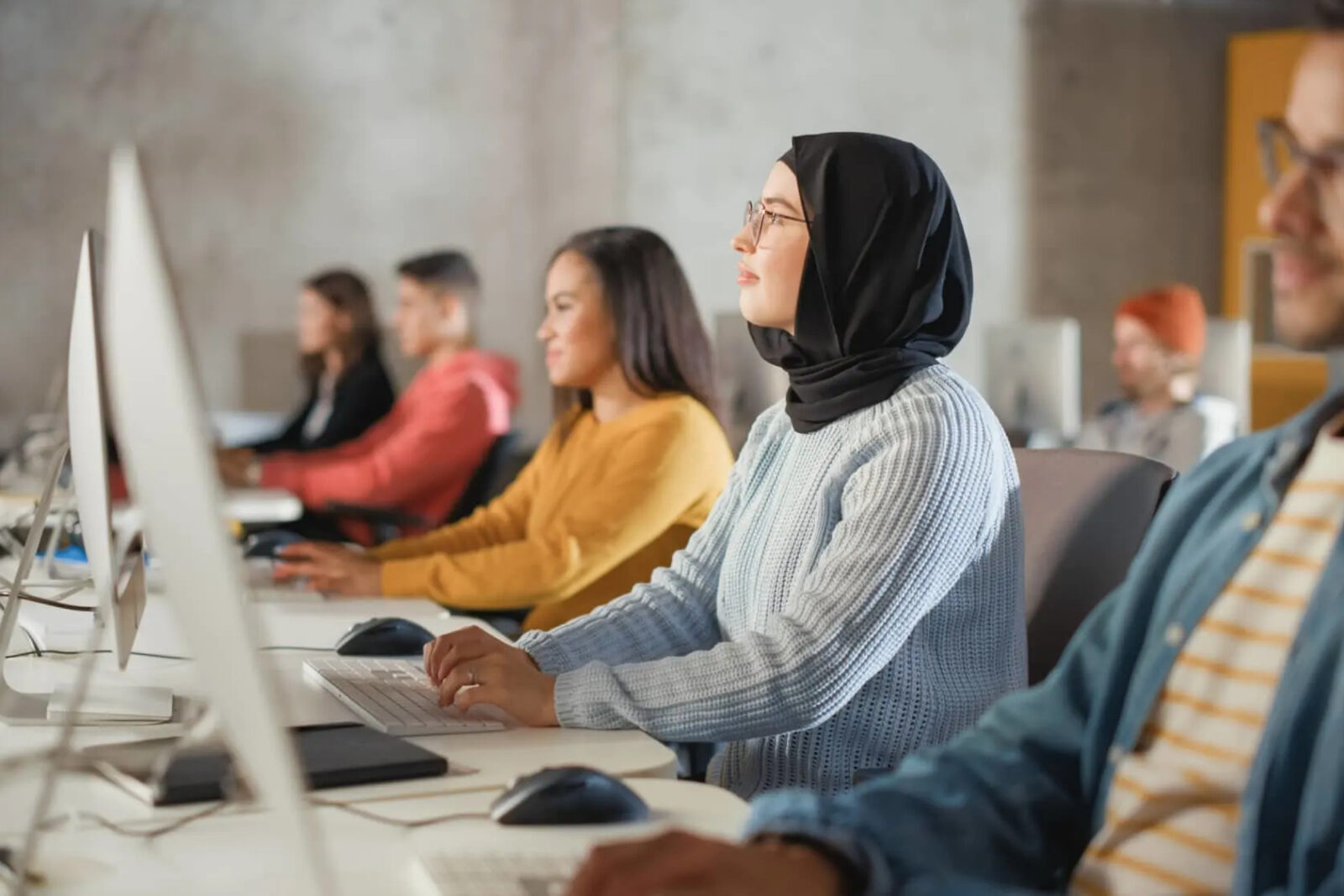 computer students