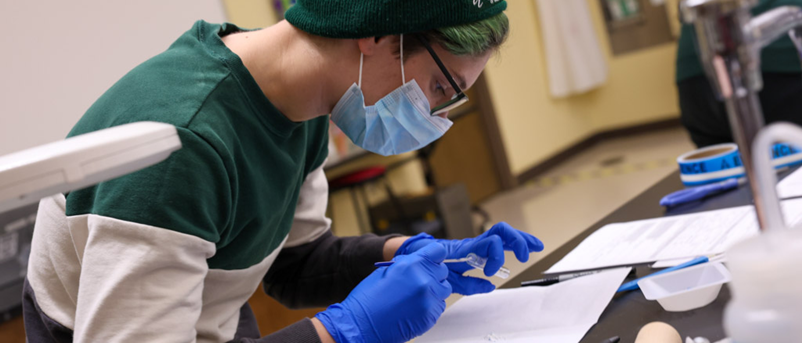 lab student