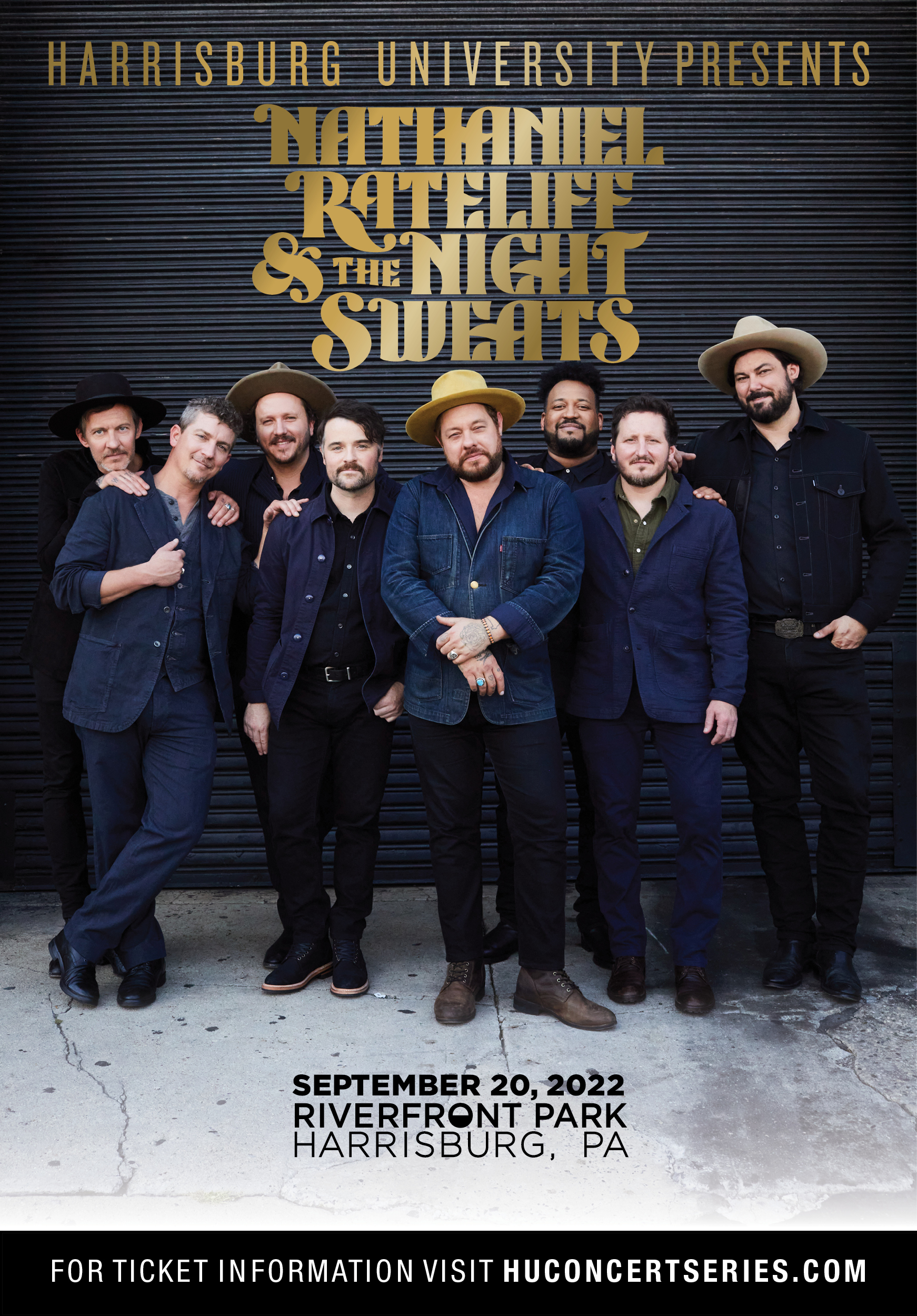 Hu Presents Nathaniel Rateliff And The Night Sweats Harrisburg University 