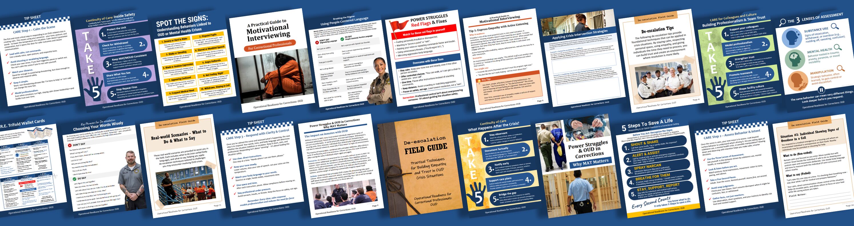 Operational Readiness for Corrections: OUD Power-Pack banner.