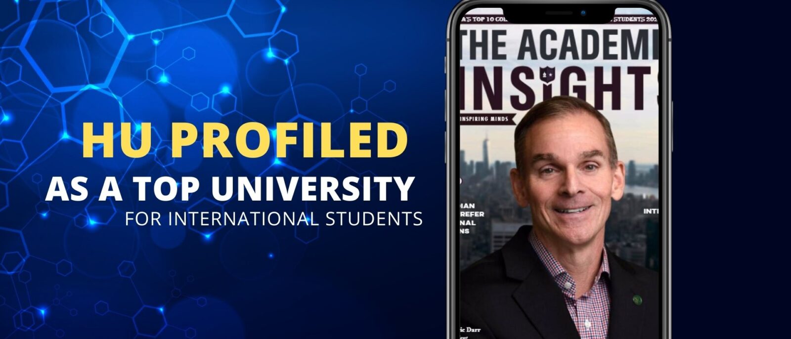 HU profiled as a top university for international students