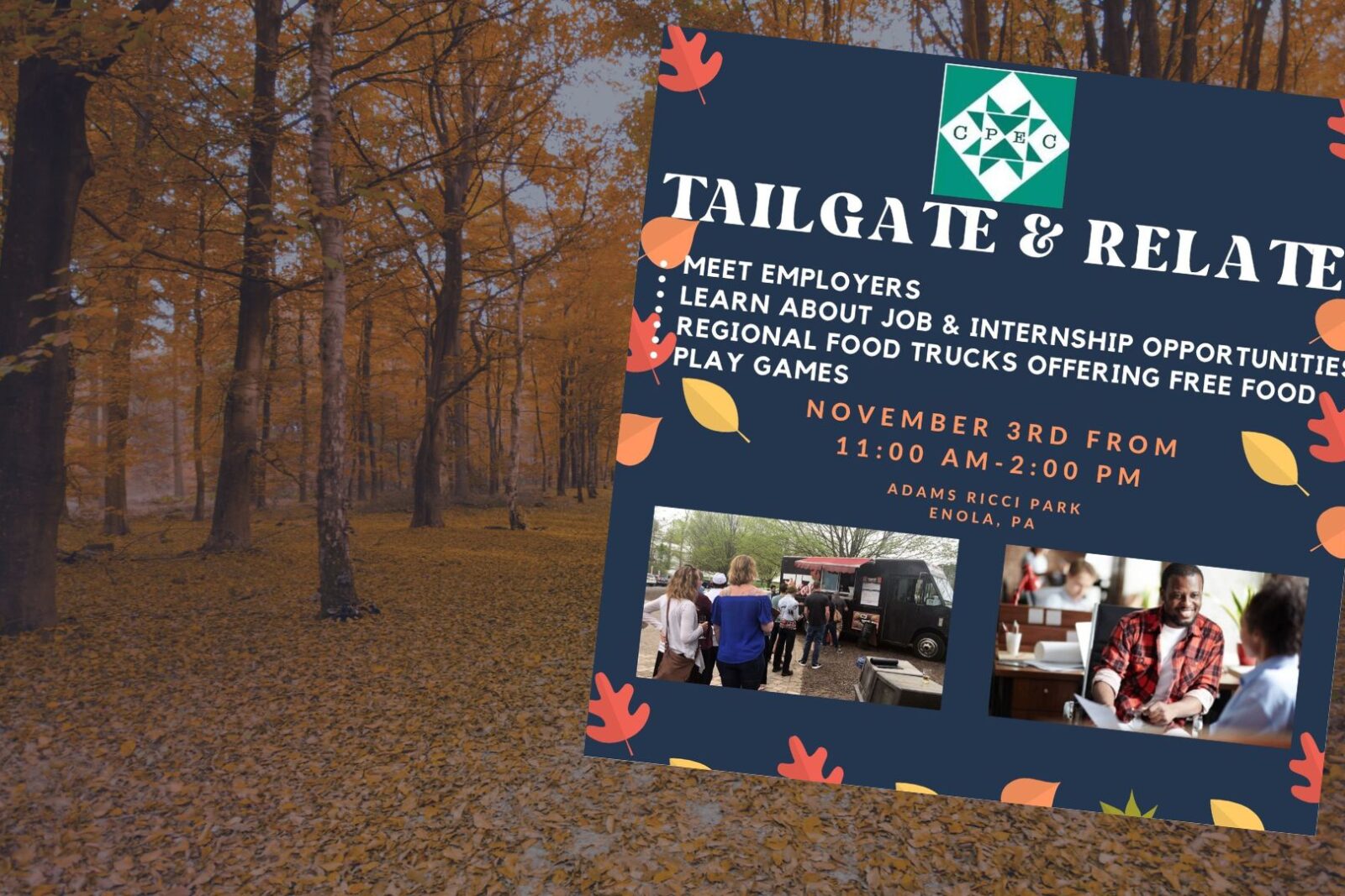Tailgate and relate banner